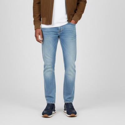 Sneakers de piel combi con detalle relieve