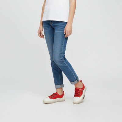 Zapatos de piel con cierre ajustable elastico BABY