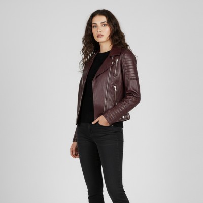 Chaqueta heavy de piel modelo ESCORPIO