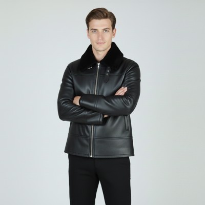 Chaqueta double face cordero con cremallera BOBBER