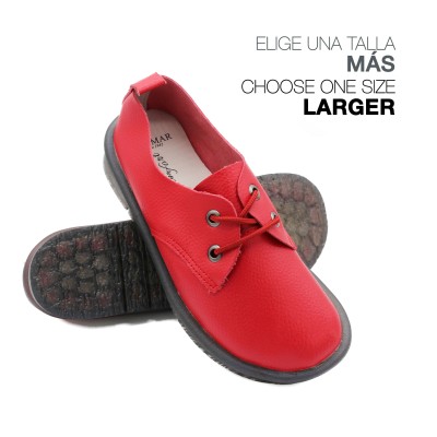 Zapatos de piel con cordones modelo ZOCO