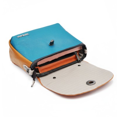 Bolso doble asa de piel 19x15x7 cm ICONO