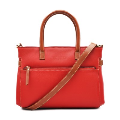 Bolso de piel doble asa...