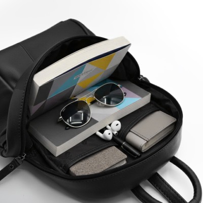 Mochila de piel natural 27x23x10 cm PUMPY