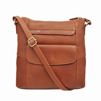 Bandolera de piel 27x24x7 cm PUNO