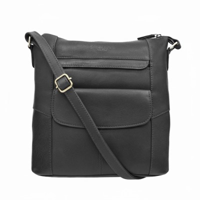 Bandolera de piel 27x24x7 cm PUNO