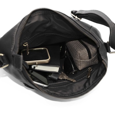 Bandolera de piel 27x24x7 cm PUNO