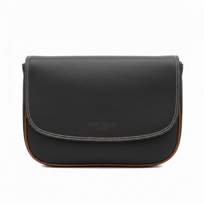 Bolso de piel bandolera 25x20x8 cm SHALE