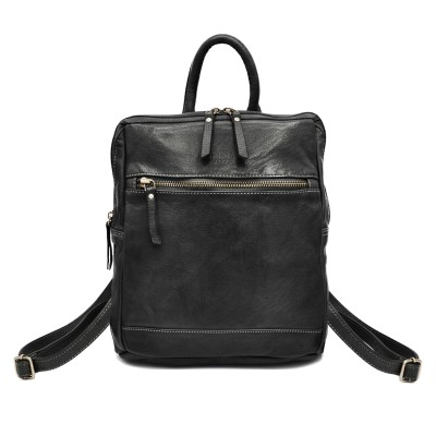 Mochila de piel natural 26x23x8 cm ANGLE