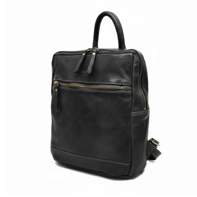 Mochila de piel natural 26x23x8 cm ANGLE