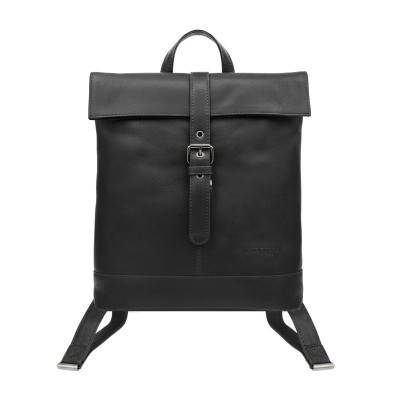 Mochila de piel natural 30x27x9 cm ASPA