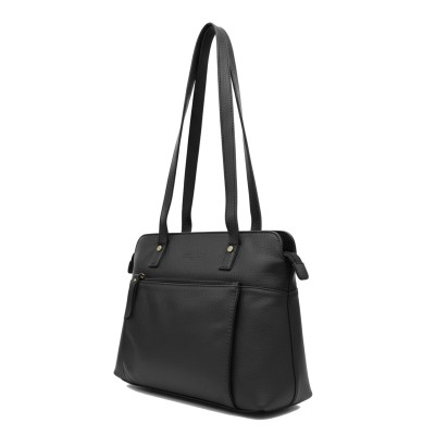 Bolso de piel de hombro 29x23x9 cm JUBA