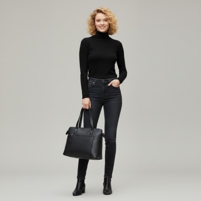 Bolso de piel de hombro 29x23x9 cm JUBA