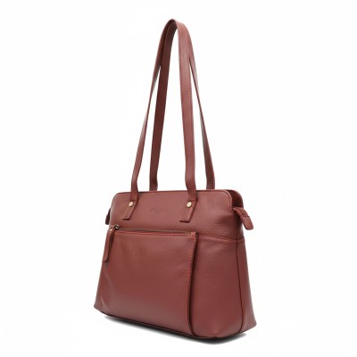 Bolso de piel de hombro 29x23x9 cm JUBA