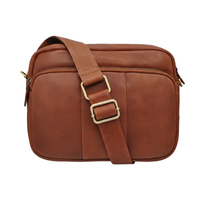 Bolso de piel bandolera 20x26x9 cm SUQUE