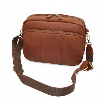 Bolso de piel bandolera 20x26x9 cm SUQUE