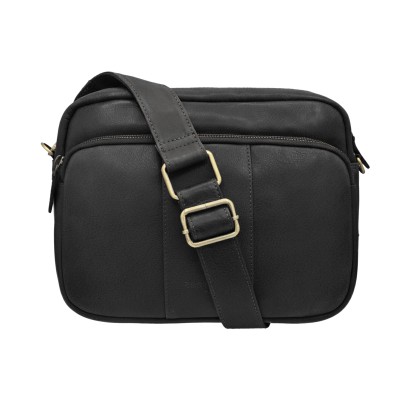 Bolso de piel bandolera 20x26x9 cm SUQUE