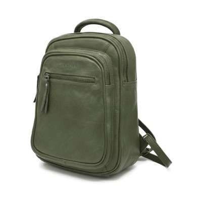 Mochila de piel natural 28x22x8 cm MELI