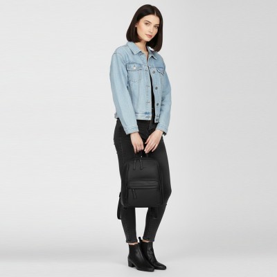 Mochila de piel natural 28x24x14 cm MUBO