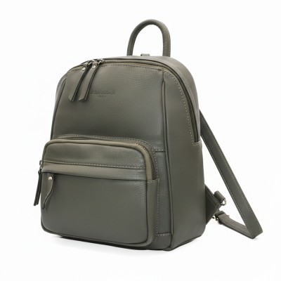 Mochila de piel natural 28x24x14 cm MUBO