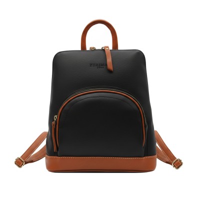 Mochila de piel natural 27x25x9 cm EYES