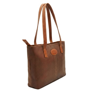 Bolso de piel de hombro 25x32x11 cm BAGO