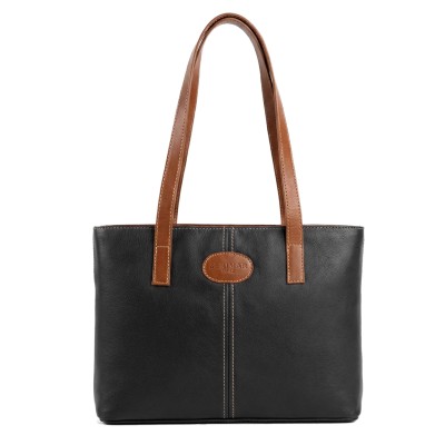 Bolso de piel de hombro 25x32x11 cm BAGO
