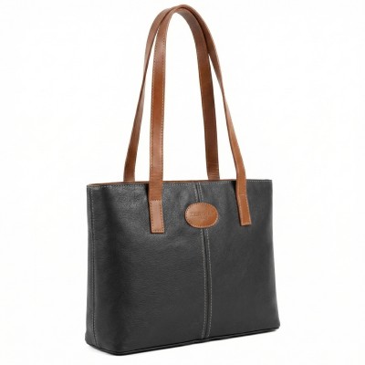 Bolso de piel de hombro 25x32x11 cm BAGO