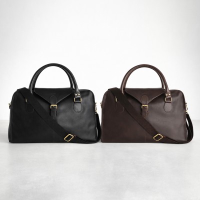 Bolso de piel de viaje 50x31x23 cm MONDO