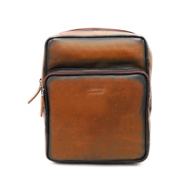 Bolso bandolera de piel 24x20x6 cm OCEAN&APACHE