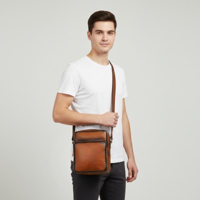 Bolso bandolera de piel 24x20x6 cm OCEAN&APACHE