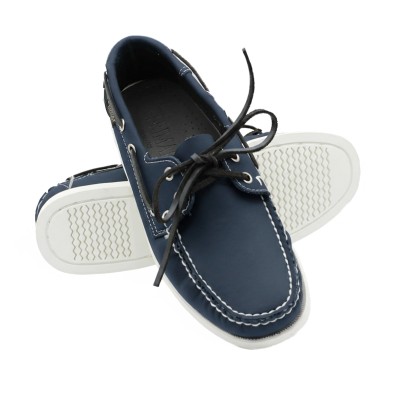 Náuticos de piel con cordones modelo TIRRENO