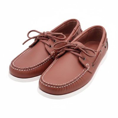 Náuticos de piel con cordones modelo TIRRENO