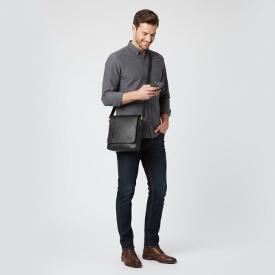 Bolso bandolera de piel modelo LOSABE 22x20x5 cm