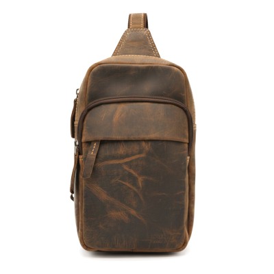 Bolso bandolera de piel modelo DUNN 25x14x7 cm