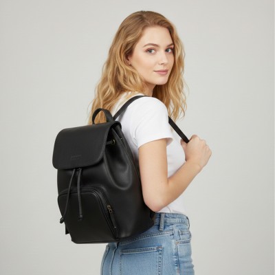 Mochila de piel natural 29x22x13 cm COTET