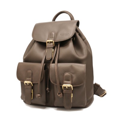 Mochila de piel natural 40x33x11 cm BEFIK