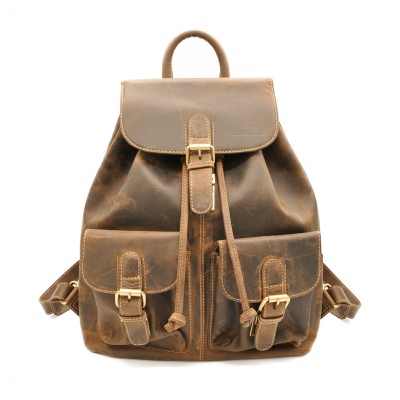Mochila de piel natural 40x33x11 cm BEFIK