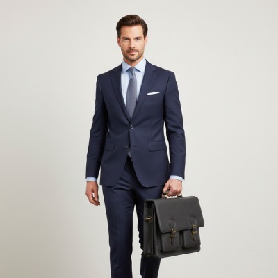 Maletin de piel 41x31x17 cm BIGGER