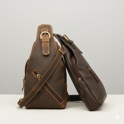 Bolso bandolera de piel modelo ROTE 29x18x5 cm