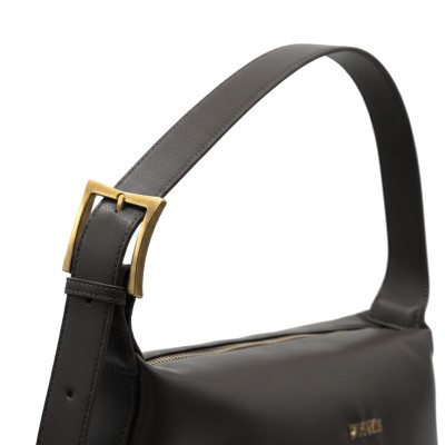 Bolso de piel de hombro 35x21x14 cm HELBO