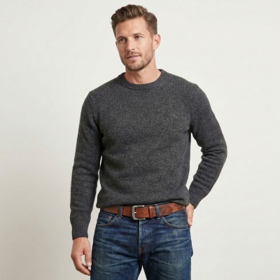 Cinturón de piel grabado AGUILA 39 mm