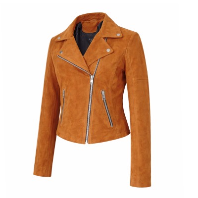 Chaqueta de ante estilo biker modelo NICE