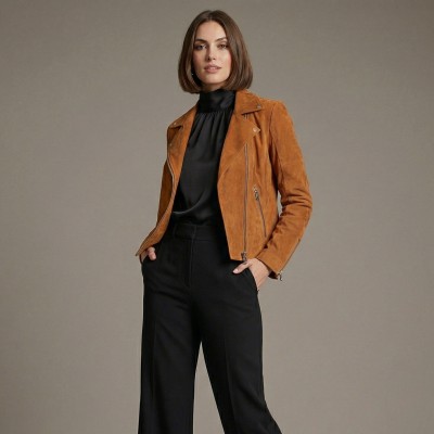 Chaqueta de ante estilo biker modelo NICE