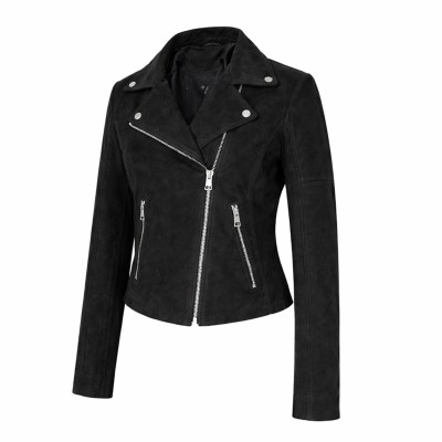 Chaqueta de ante estilo biker modelo NICE