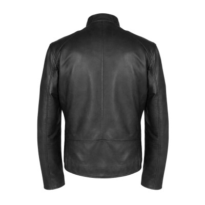 Chaqueta de piel con cremallera NAULE