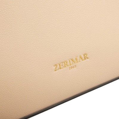 Bolso de piel doble asa 25x19x9 cm PALMA