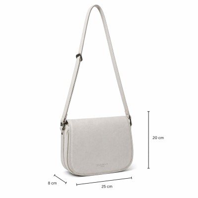 Bolso de piel bandolera 25x20x8 cm LUVIN