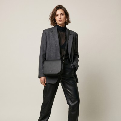 Bolso de piel bandolera 25x20x8 cm LUVIN