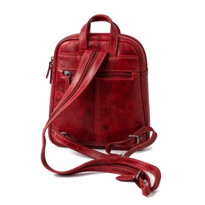Mochila de piel natural 26x21x7 cm STILL